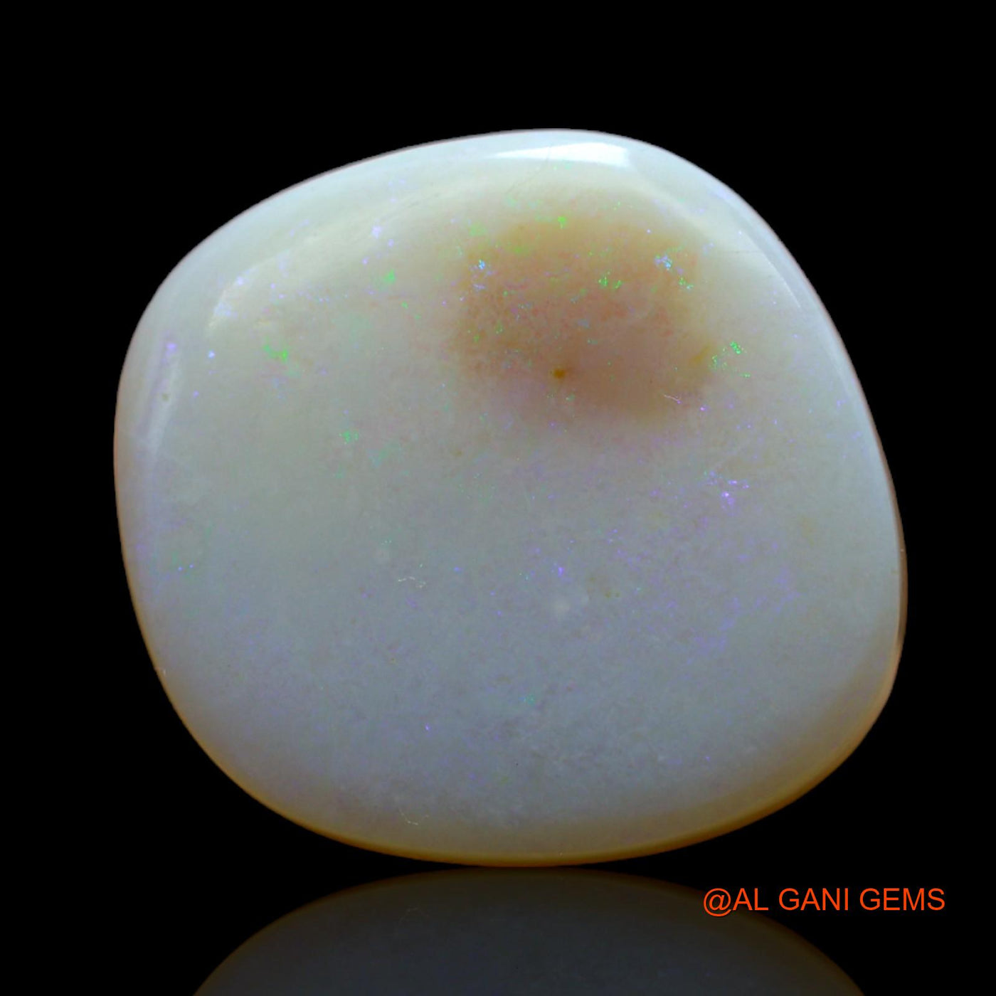 20.00 Cts Natural Australian Fire Opal Fancy Cabochon Loose Gemstone For Jewelry 20x19x6 mm AB-419