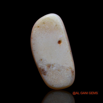 Natural Untreated Fire Opal Loose Gemstone Fancy Cabochon From Australia 7.60 Cts 24x12x3 mm AB-41