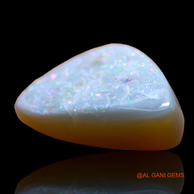 11.00 Cts Unheated Australian Fire Opal Loose Gemstone Trillion Cabochon Natural 21x14x7 mm AB-422