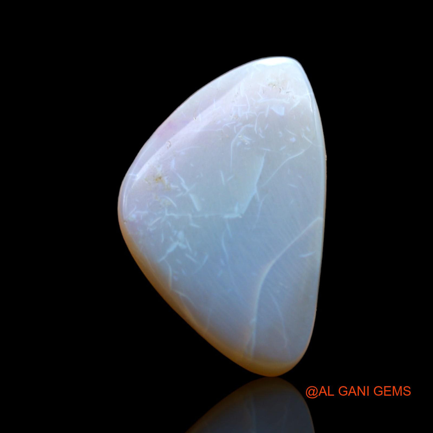 11.00 Cts Unheated Australian Fire Opal Loose Gemstone Trillion Cabochon Natural 21x14x7 mm AB-422