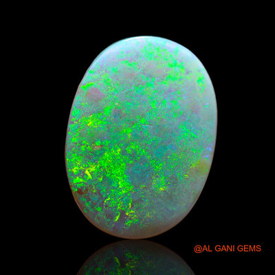 12.00 Cts Natural Australian Fire Opal Loose Gemstone Oval Cabochon 20x14x6 mm AB-424