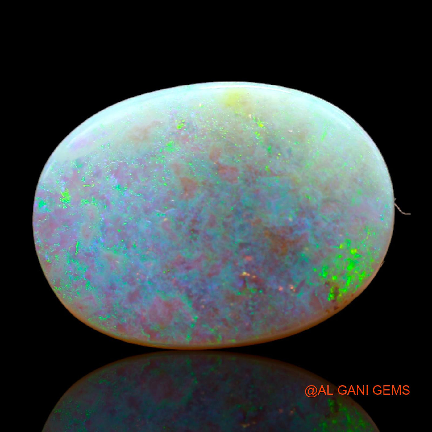 12.00 Cts Natural Australian Fire Opal Loose Gemstone Oval Cabochon 20x14x6 mm AB-424