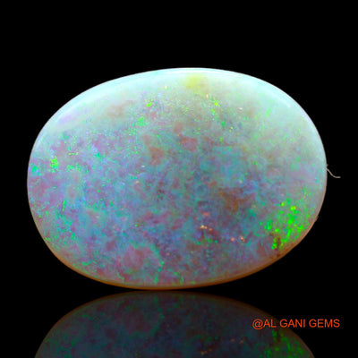 12.00 Cts Natural Australian Fire Opal Loose Gemstone Oval Cabochon 20x14x6 mm AB-424