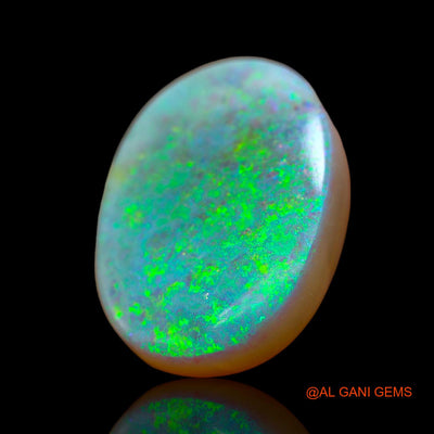12.00 Cts Natural Australian Fire Opal Loose Gemstone Oval Cabochon 20x14x6 mm AB-424