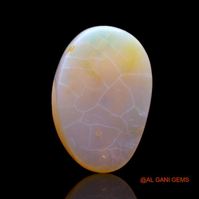 13.00 Cts Natural Australian Fire Opal Fancy Cabochon Loose Gemstone For Jewelry 21x14x6 mm AB-425