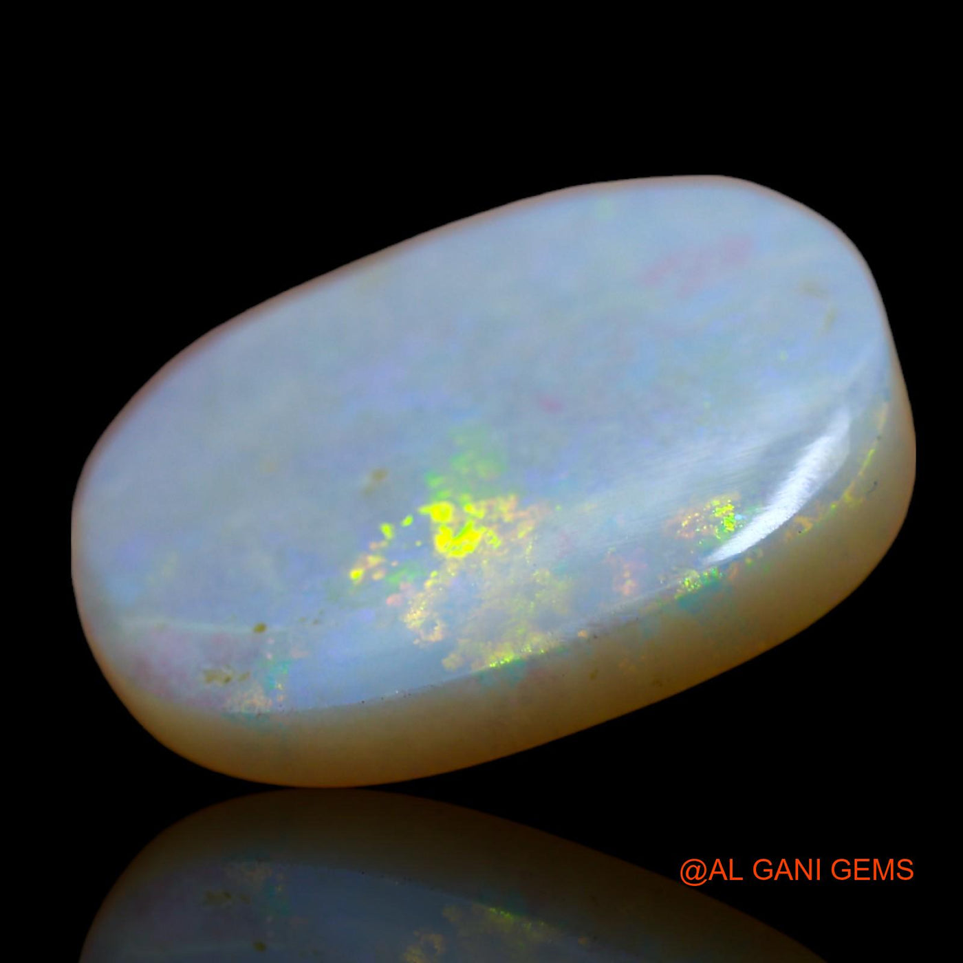 9.00 Cts Unheated Australian Fire Opal Loose Gemstone Oval Cabochon Natural 19x16x4 mm AB-426