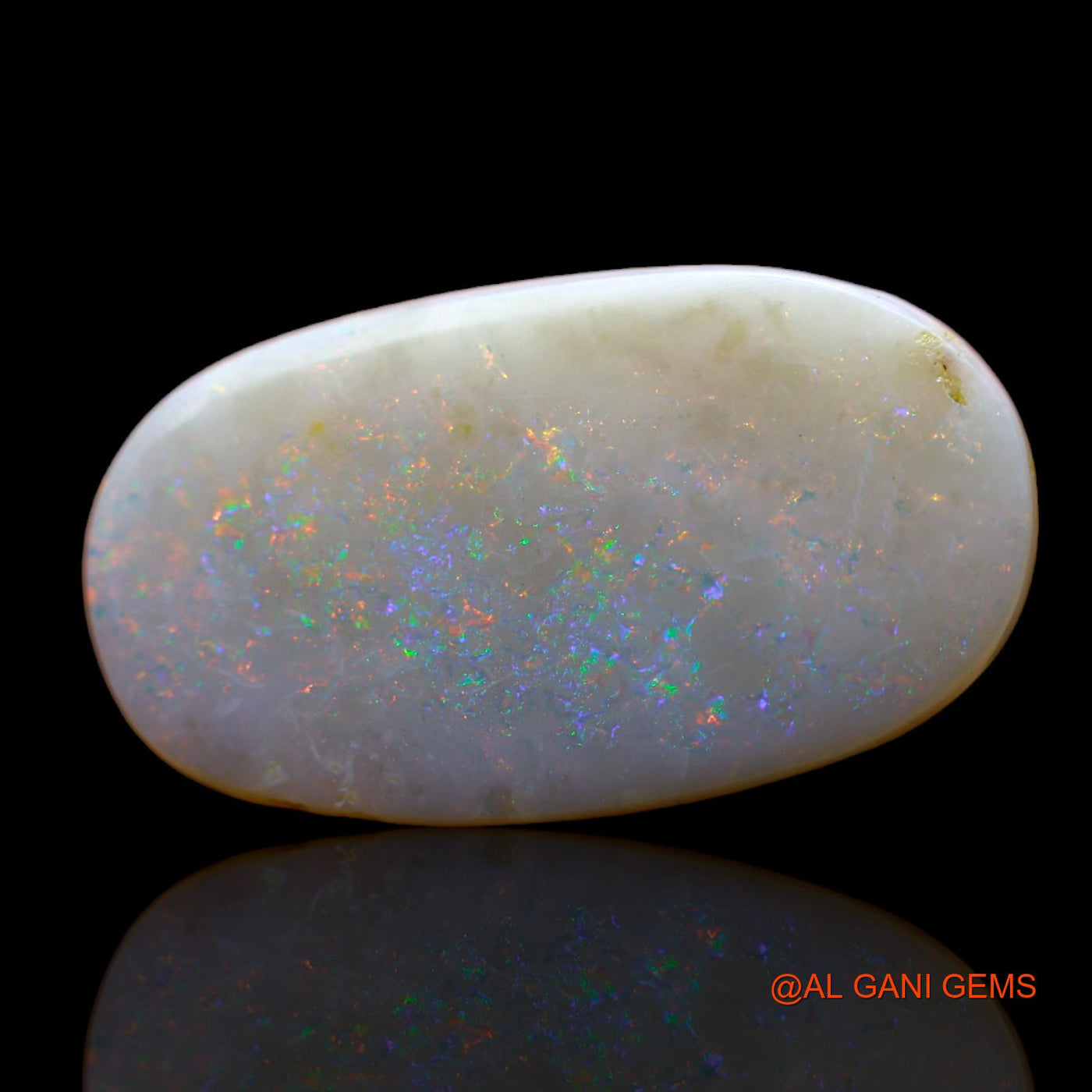 9.00 Cts Natural Australian Fire Opal Loose Gemstone Oval Cabochon 23x13x4 mm AB-428