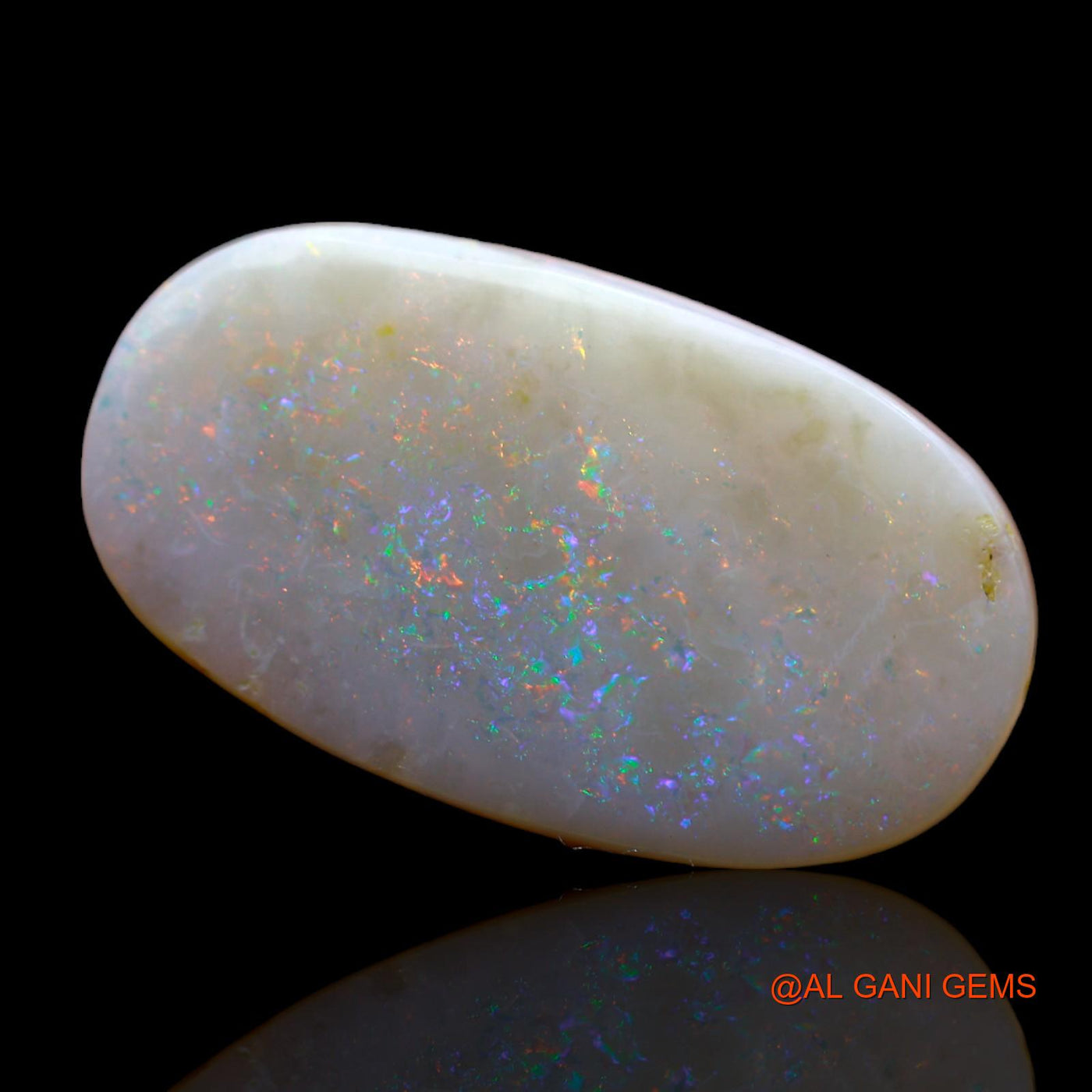 9.00 Cts Natural Australian Fire Opal Loose Gemstone Oval Cabochon 23x13x4 mm AB-428