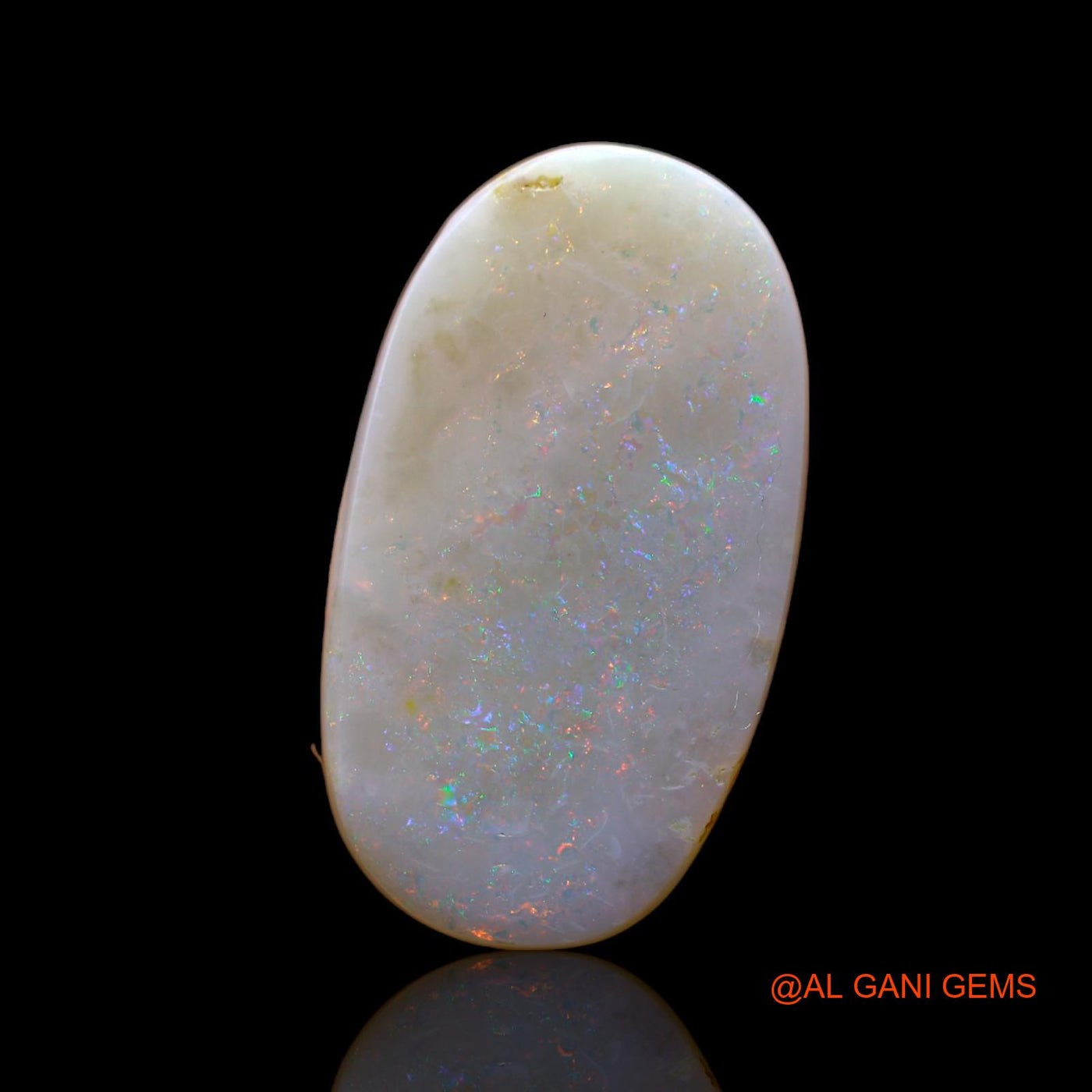 9.00 Cts Natural Australian Fire Opal Loose Gemstone Oval Cabochon 23x13x4 mm AB-428