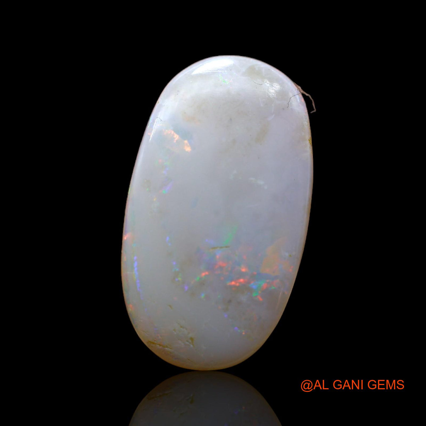 9.00 Cts Natural Australian Fire Opal Loose Gemstone Oval Cabochon 23x13x4 mm AB-428