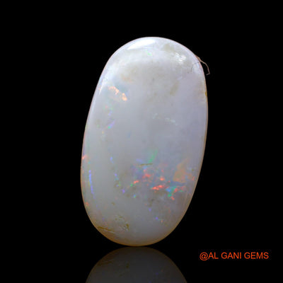 9.00 Cts Natural Australian Fire Opal Loose Gemstone Oval Cabochon 23x13x4 mm AB-428