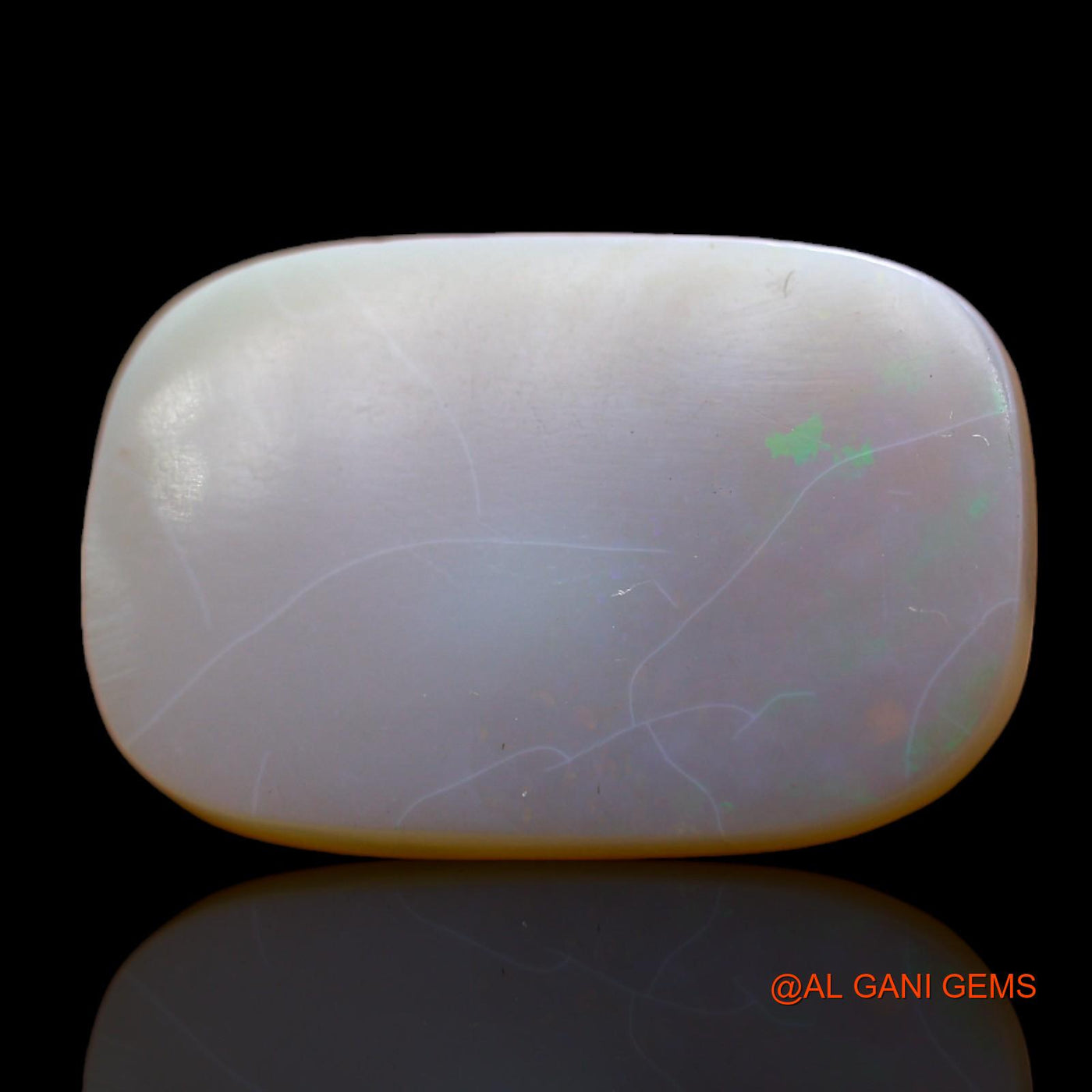 11.00 Cts Unheated Australian Fire Opal Loose Gemstone Oval Cabochon Natural 23x15x4 mm AB-429