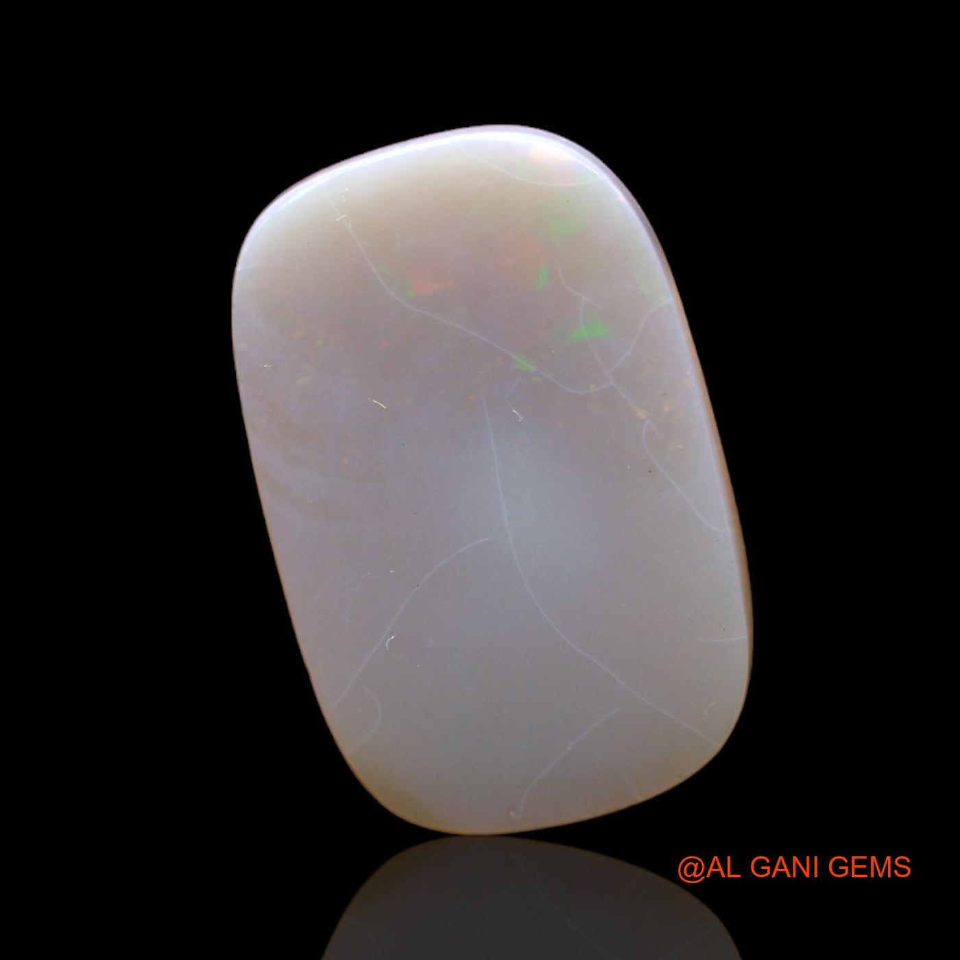 11.00 Cts Unheated Australian Fire Opal Loose Gemstone Oval Cabochon Natural 23x15x4 mm AB-429