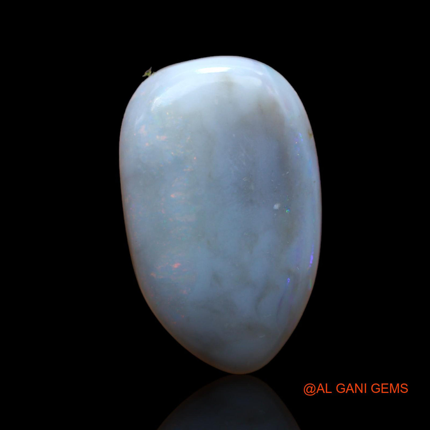 10.95 Cts Natural Australian Fire Opal Loose Gemstone Fancy Cabochon 22x13x5 mm AB-42