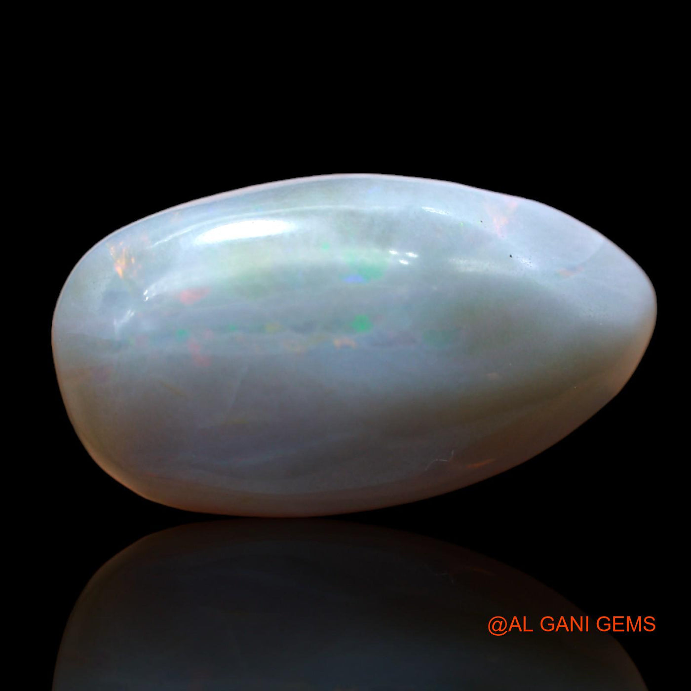 19.00 Cts Natural Australian Fire Opal Loose Gemstone Fancy Cabochon 24x13x9 mm AB-430