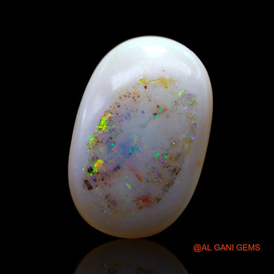 11.00 Cts Natural Australian Fire Opal Loose Gemstone Oval Cabochon 22x14x5 mm AB-431