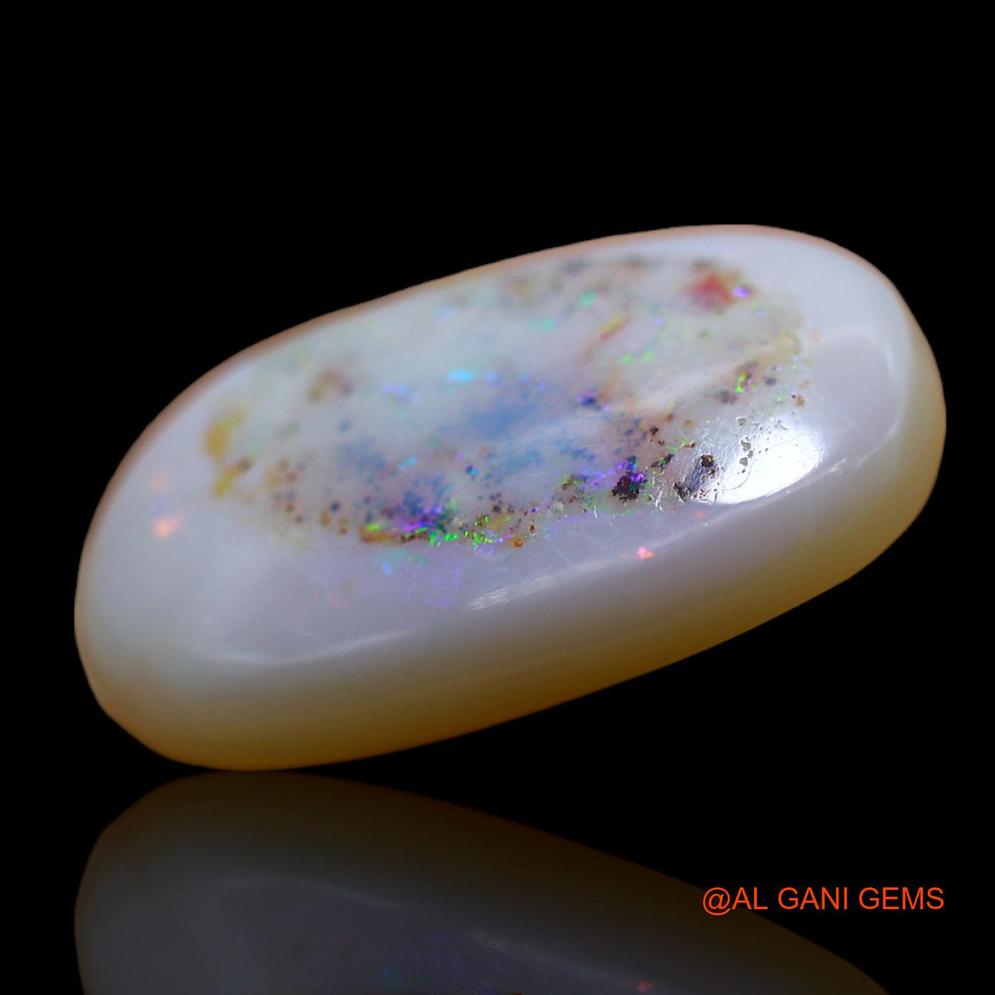 11.00 Cts Natural Australian Fire Opal Loose Gemstone Oval Cabochon 22x14x5 mm AB-431