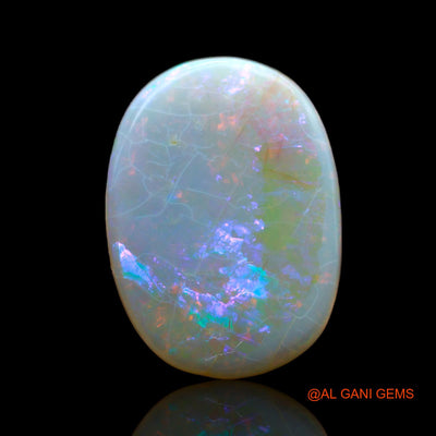 8.00 Cts Natural Australian Fire Opal Loose Gemstone Oval Cabochon 19x14x4 mm AB-432