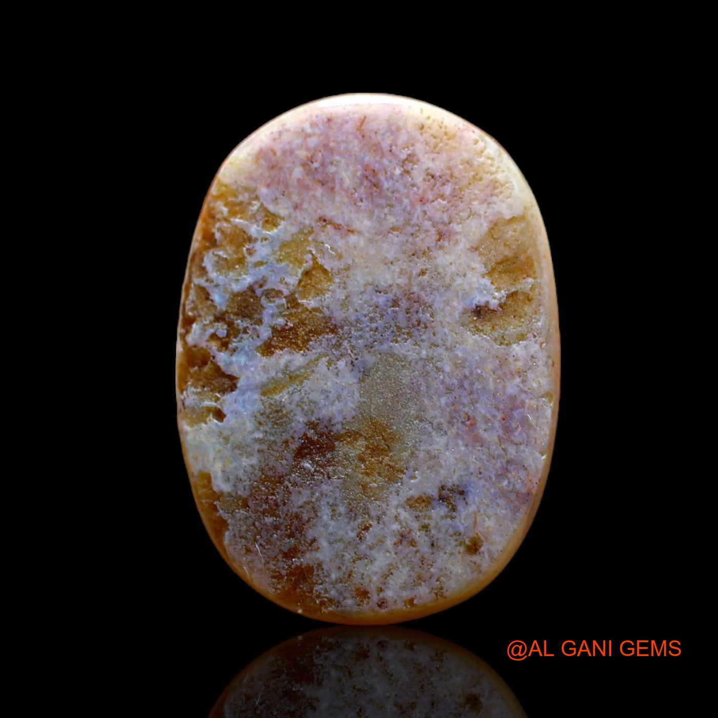 8.00 Cts Natural Australian Fire Opal Loose Gemstone Oval Cabochon 19x14x4 mm AB-432