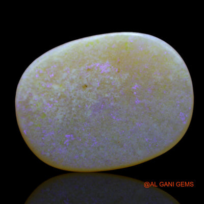 5.00 Cts Unheated Australian Fire Opal Loose Gemstone Oval Cabochon Natural 19x15x2 mm AB-437