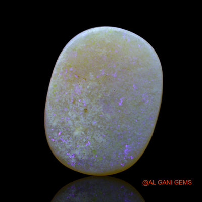 5.00 Cts Unheated Australian Fire Opal Loose Gemstone Oval Cabochon Natural 19x15x2 mm AB-437