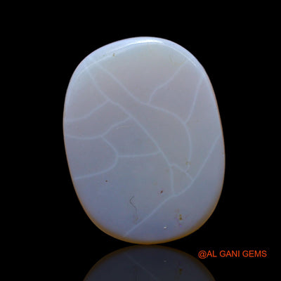 5.00 Cts Unheated Australian Fire Opal Loose Gemstone Oval Cabochon Natural 19x15x2 mm AB-437