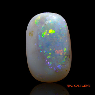 8.00 Cts Natural Australian Fire Opal Oval Cabochon Loose Gemstone For Jewelry 19x12x2 mm AB-438