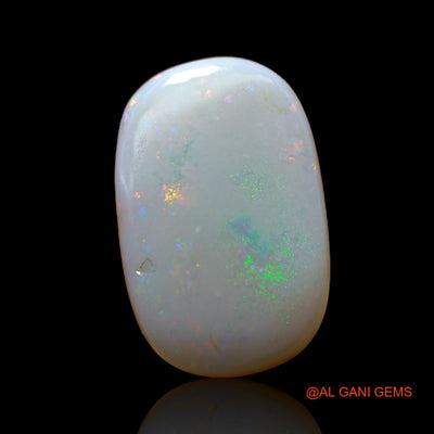 8.00 Cts Natural Australian Fire Opal Oval Cabochon Loose Gemstone For Jewelry 19x12x2 mm AB-438