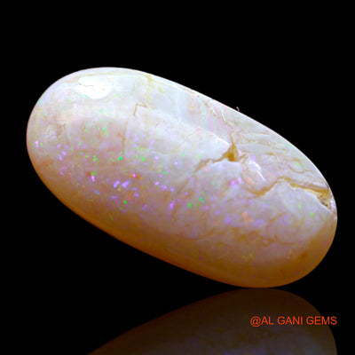 8.00 Cts Natural Australian Fire Opal Loose Gemstone Oval Cabochon 22x11x5 mm AB-439