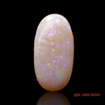 8.00 Cts Natural Australian Fire Opal Loose Gemstone Oval Cabochon 22x11x5 mm AB-439