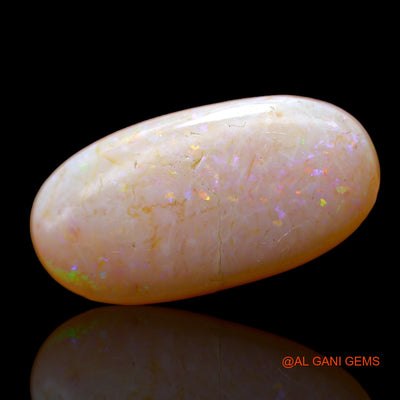 8.00 Cts Natural Australian Fire Opal Loose Gemstone Oval Cabochon 22x11x5 mm AB-439