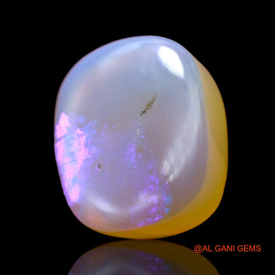 14.00 Cts Natural Australian Fire Opal Loose Gemstone Oval Cabochon 17x15x6 mm AB-440