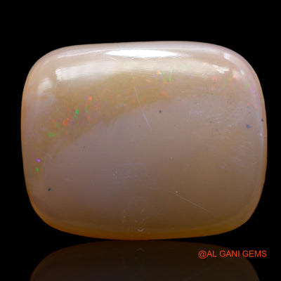 11.00 Cts Natural Australian Fire Opal Loose Gemstone Oval Cabochon 21x17x4 mm AB-441