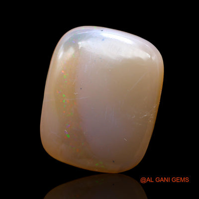 11.00 Cts Natural Australian Fire Opal Loose Gemstone Oval Cabochon 21x17x4 mm AB-441