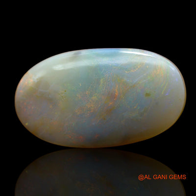 11.00 Cts Unheated Australian Fire Opal Loose Gemstone Oval Cabochon Natural 23x13x5 mm AB-443