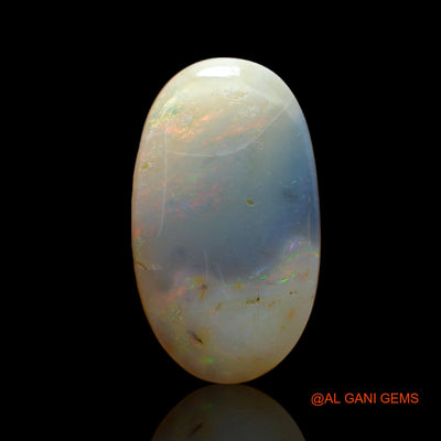 11.00 Cts Unheated Australian Fire Opal Loose Gemstone Oval Cabochon Natural 23x13x5 mm AB-443