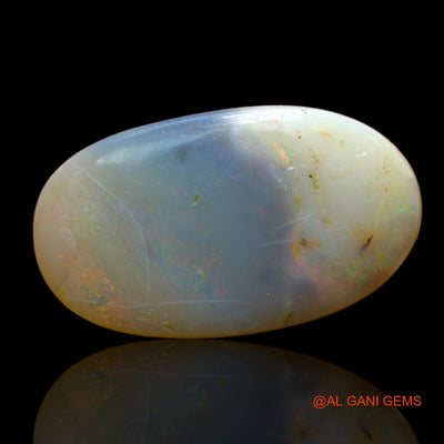 11.00 Cts Unheated Australian Fire Opal Loose Gemstone Oval Cabochon Natural 23x13x5 mm AB-443
