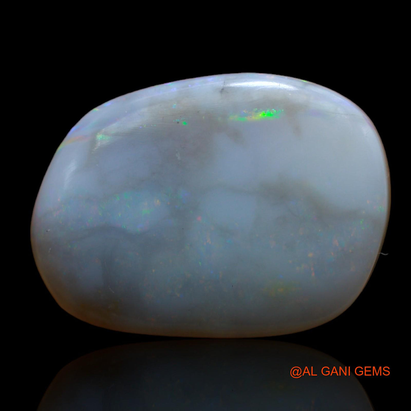 11.00 Cts Natural Australian Fire Opal Fancy Cabochon Loose Gemstone For Jewelry 21x15x5 mm AB-444