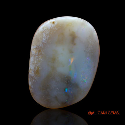 11.00 Cts Natural Australian Fire Opal Fancy Cabochon Loose Gemstone For Jewelry 21x15x5 mm AB-444