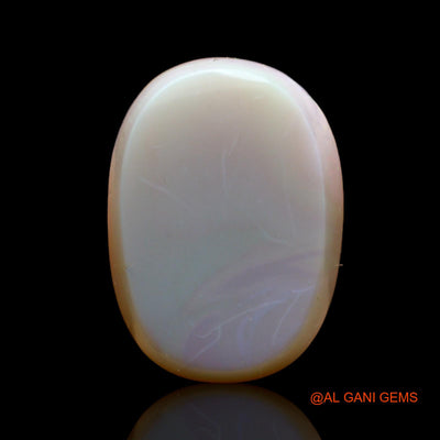 14.00 Cts Natural Australian Fire Opal Loose Gemstone Oval Cabochon 19x14x7 mm AB-445