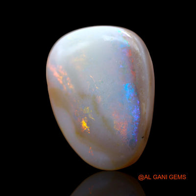 Natural Fire Opal Gemstone 10.00 Cts Loose Fancy Cabochon From Australia 19x14x5 mm AB-446