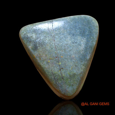 Natural Untreated Fire Opal Loose Gemstone Trillion Cabochon From Australia 9.00 Cts 18x16x5 mm AB-449
