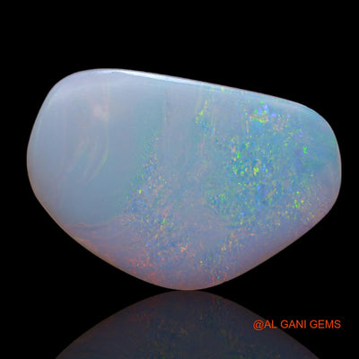 Natural Untreated Fire Opal Loose Gemstone Fancy Cabochon From Australia 5.00 Cts 22x15x2 mm AB-44