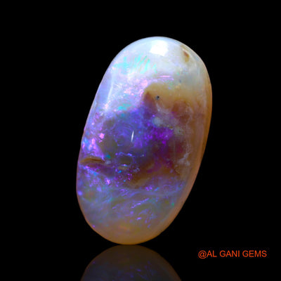 10.00 Cts Natural Australian Fire Opal Loose Gemstone Oval Cabochon 21x12x6 mm AB-450