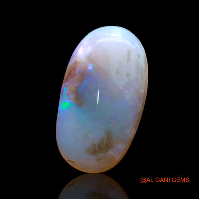 10.00 Cts Natural Australian Fire Opal Loose Gemstone Oval Cabochon 21x12x6 mm AB-450