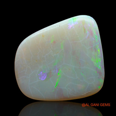 Natural Fire Opal Gemstone 5.00 Cts Loose Fancy Cabochon From Australia 17x15x2 mm AB-452