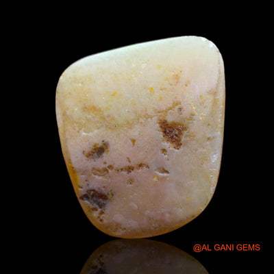 Natural Fire Opal Gemstone 5.00 Cts Loose Fancy Cabochon From Australia 17x15x2 mm AB-452