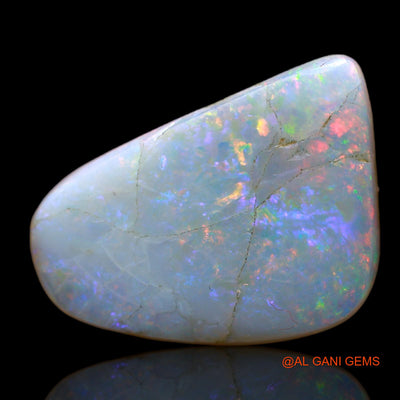 7.00 Cts Natural Australian Fire Opal Fancy Cabochon Loose Gemstone For Jewelry 17x13x4 mm AB-454