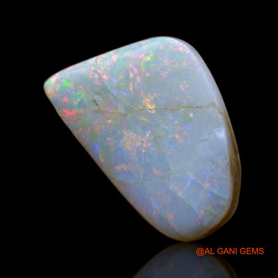 7.00 Cts Natural Australian Fire Opal Fancy Cabochon Loose Gemstone For Jewelry 17x13x4 mm AB-454