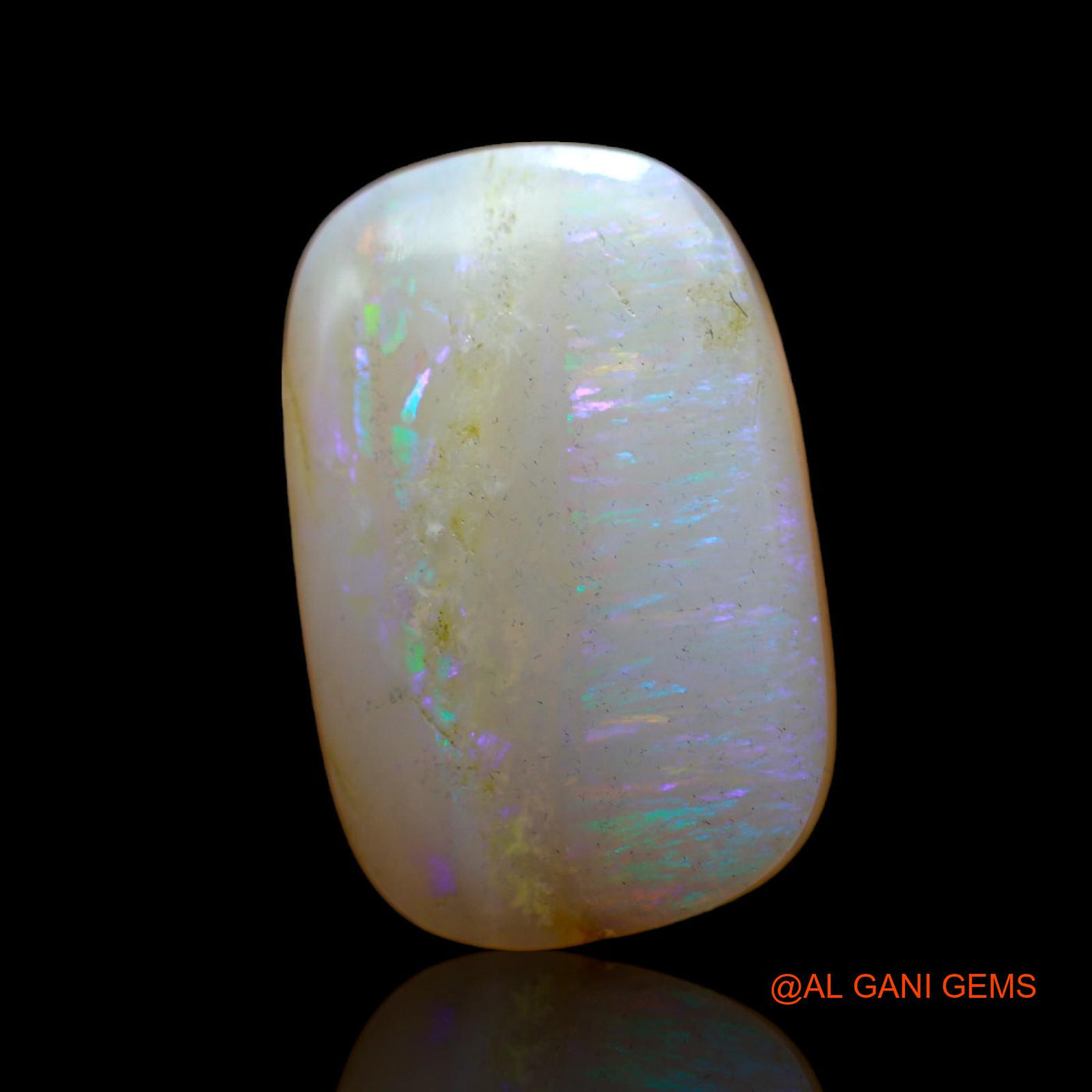 9.00 Cts Unheated Australian Fire Opal Loose Gemstone Oval Cabochon Natural 20x13x5 mm AB-457